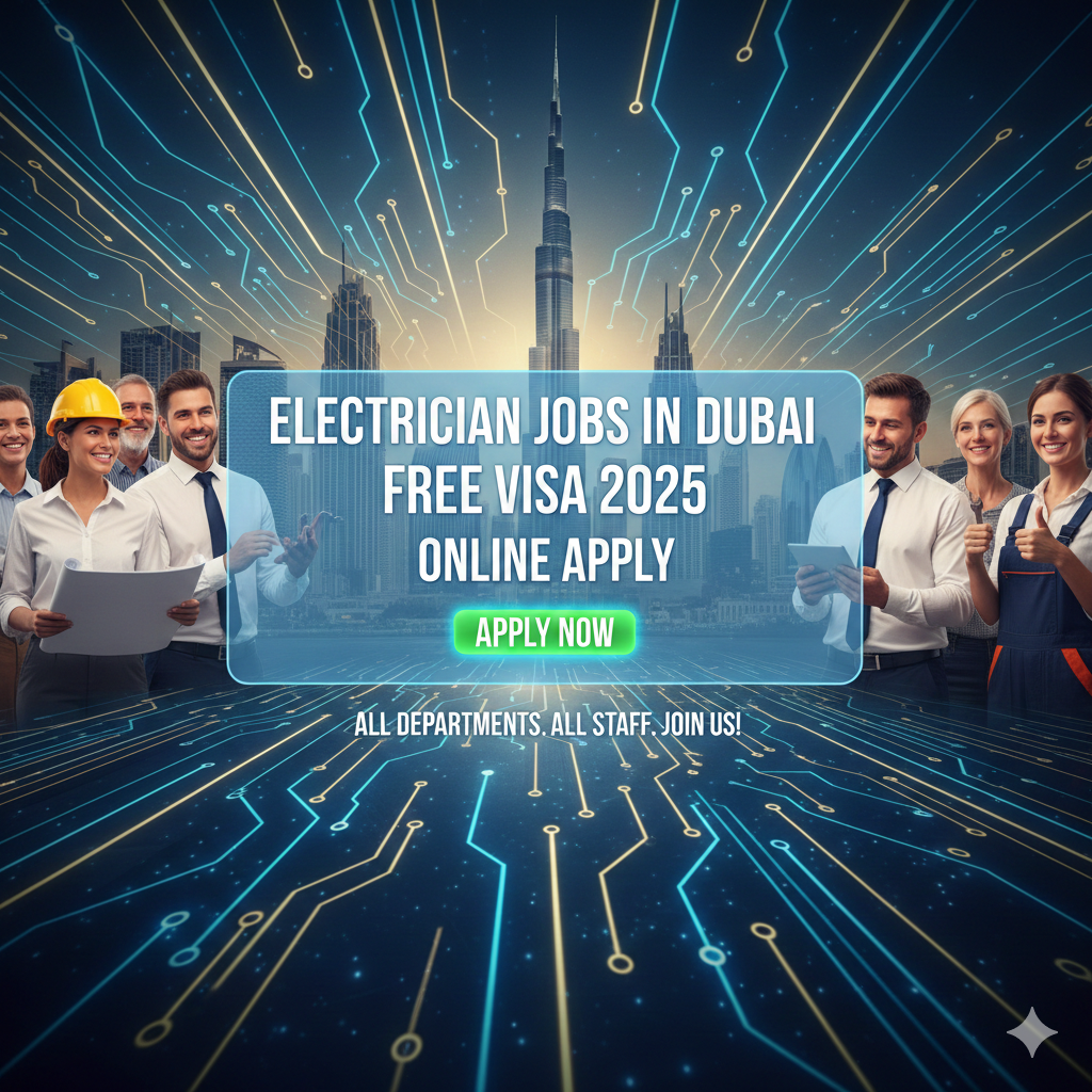 Electrition Jobs in Dubai Free Visa 2025